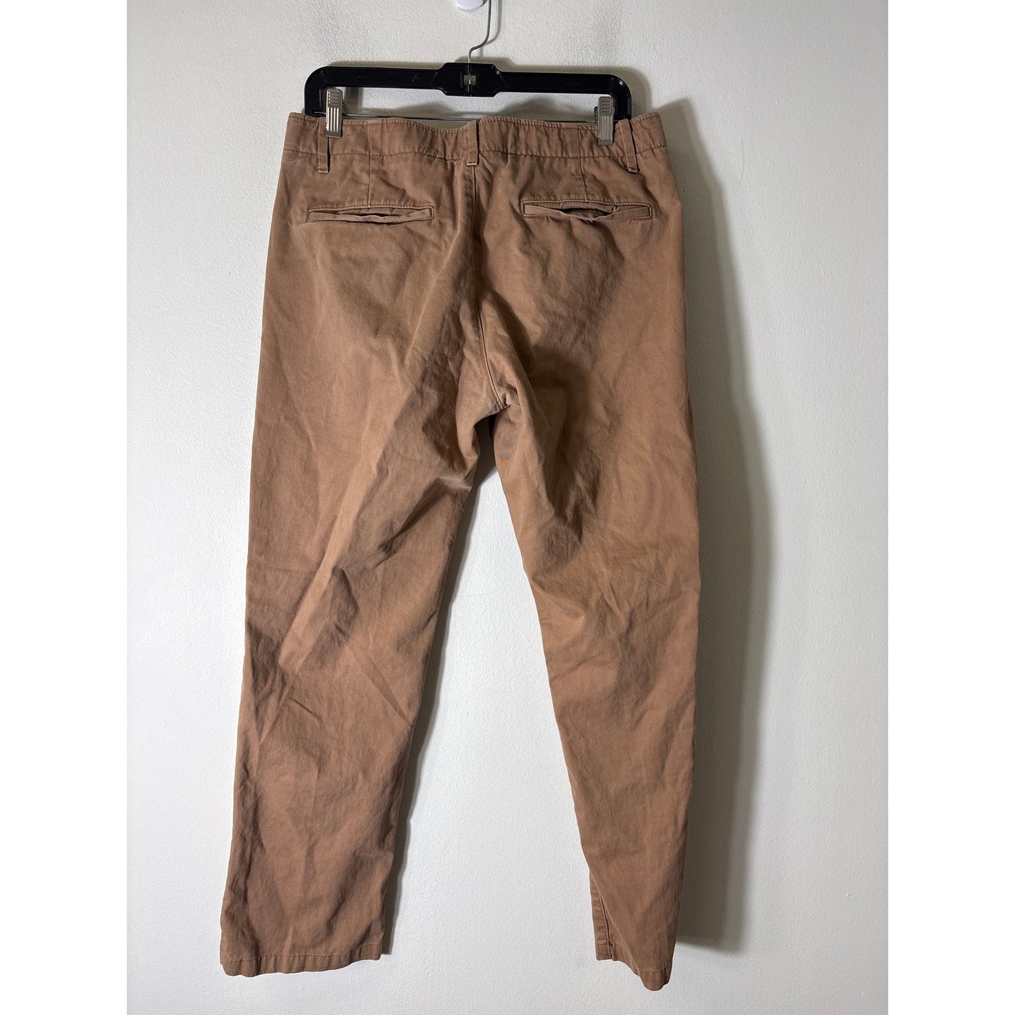 Mens Gap Brown The Lived In Straight Pants Sz 33x30