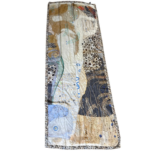 Beautiful Silk Scarf 26" x 68"