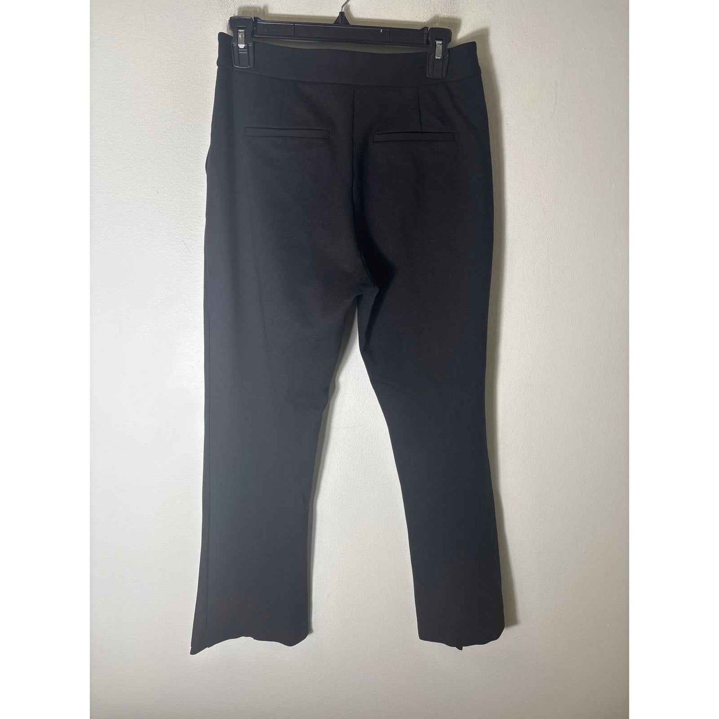 Sundays Black Front Seamed with Slits Slacks Sz M