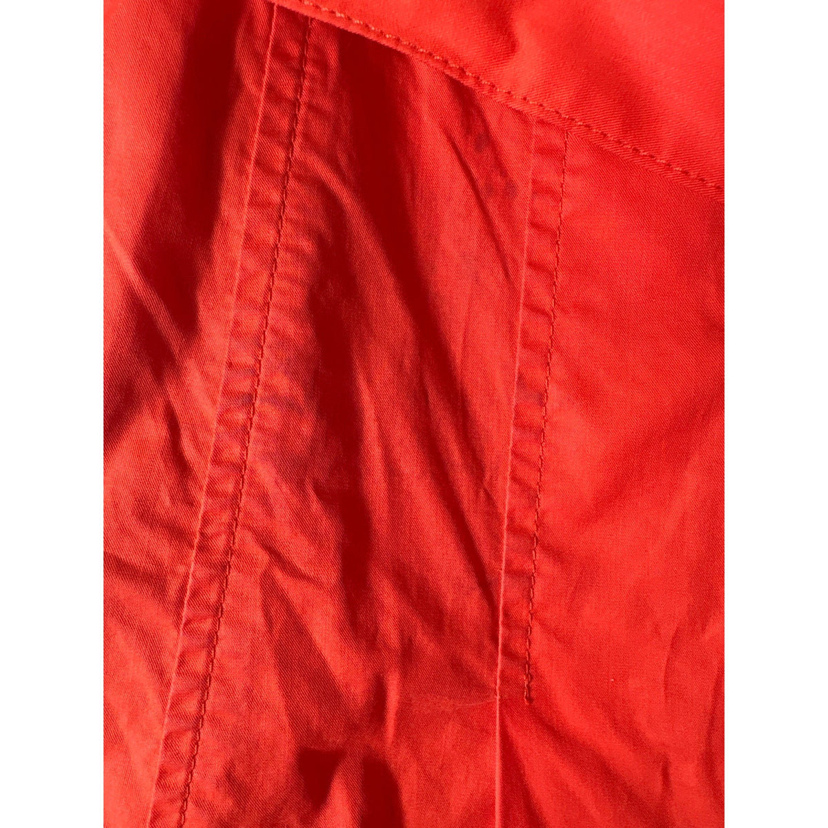 Karina Grimaldi Orangy Red Sleeveless Cotton Maxi Dress Sz S