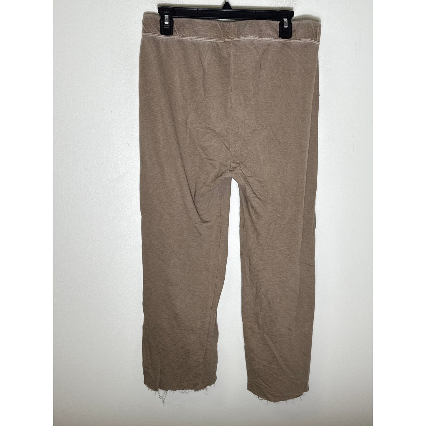James Perse Grayish Brown Cotton Pull On Straight Leg Knit Pants Sz 3