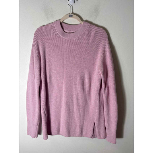 Lululemon Pink Longsleeve Knit Sweater Sz 6
