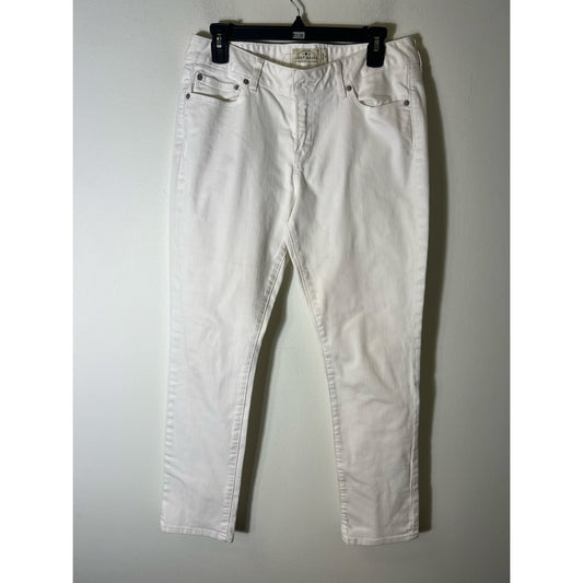 Lucky Brand White Lolita Skinny Jeans Sz 30
