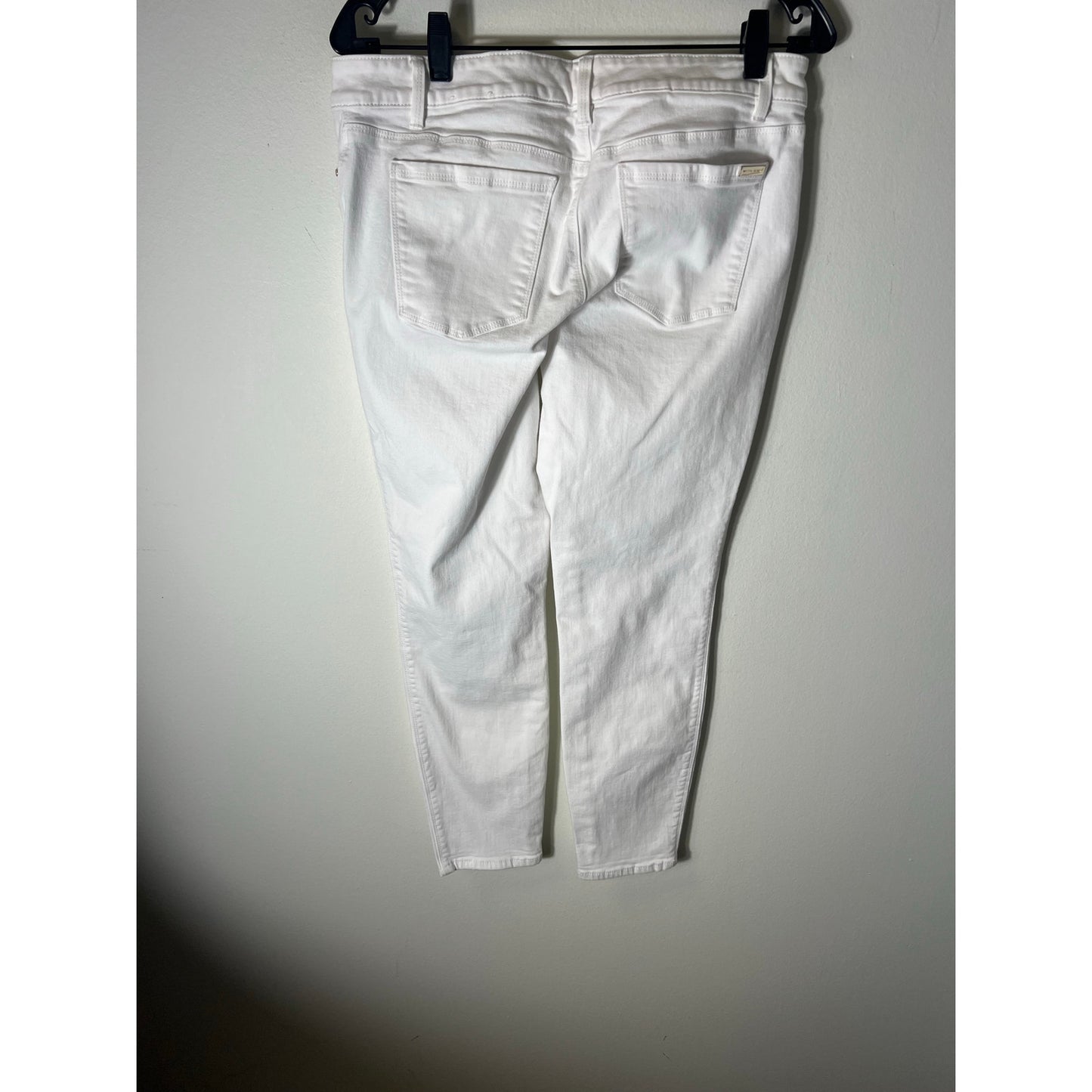 Madewell White 10" high rise Skinny Jeans Sz 31