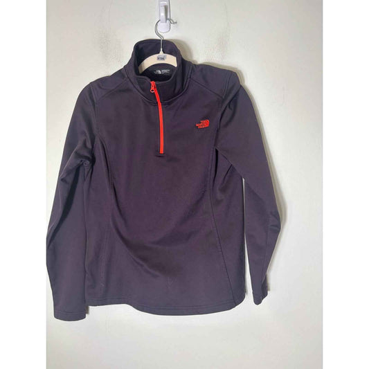 Woman's The North Face Deep Purple Long Sleeve Zip Up Jacket Sz M