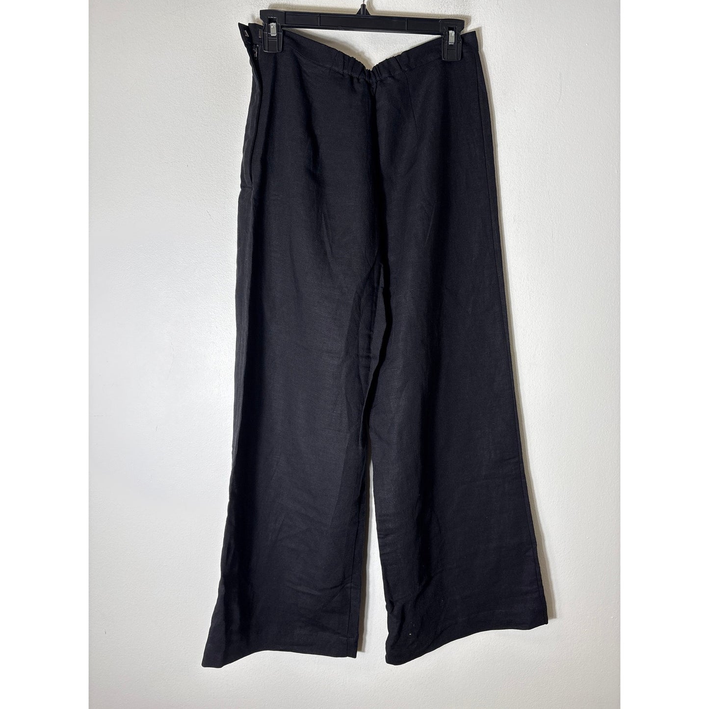NWT Emerson Fry Black Linen Pants Sz M