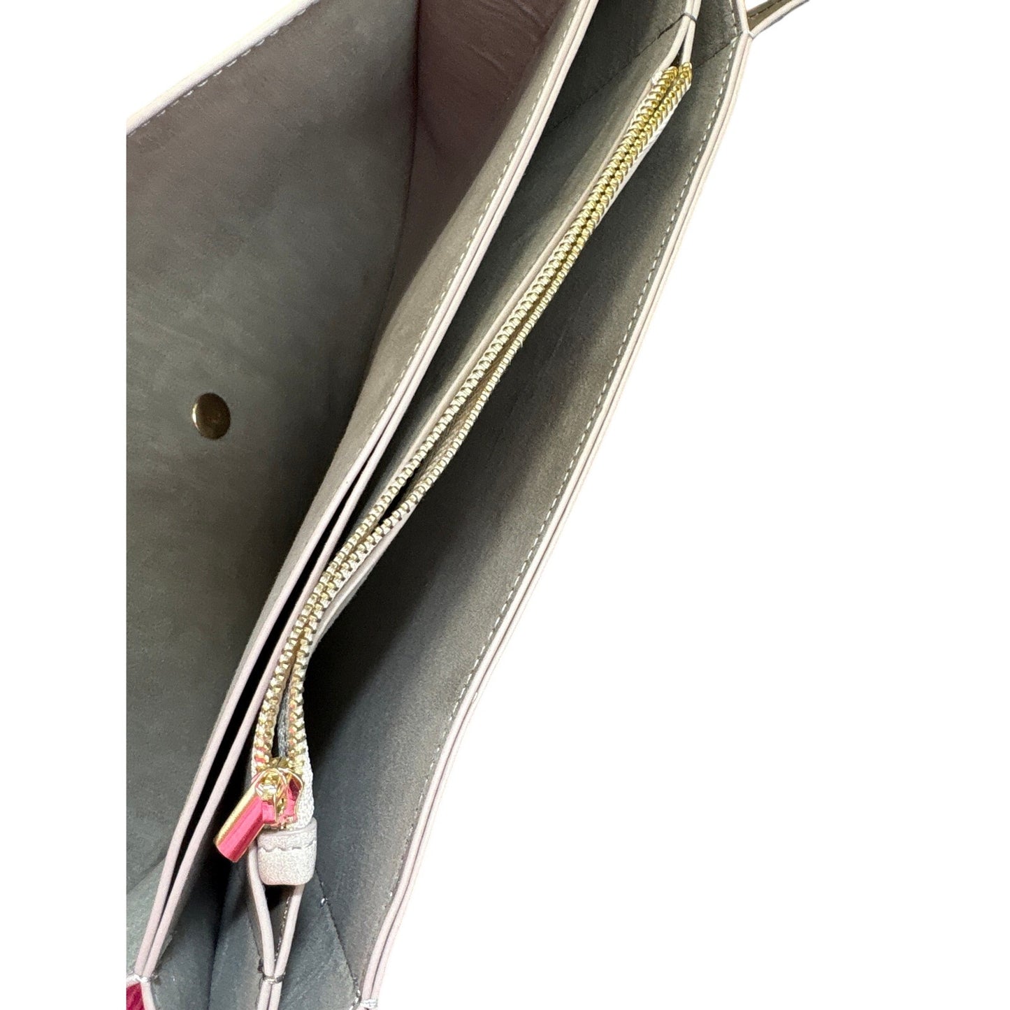Muche & Muchette Gray Folover Crossbody Bag Sz 11.5"X8"