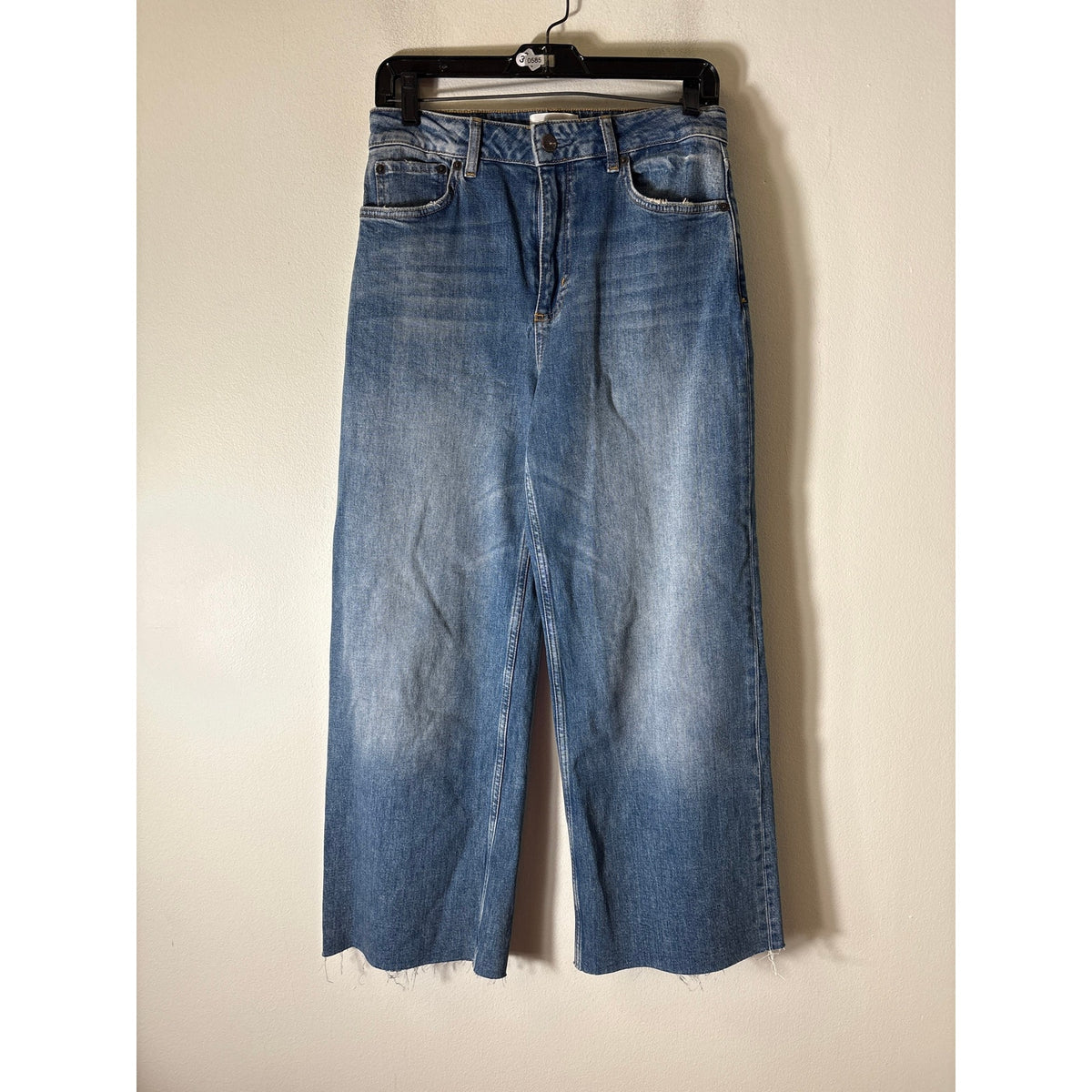 Rails The Getty Crop High Rise Wide Leg Denim Sz 28
