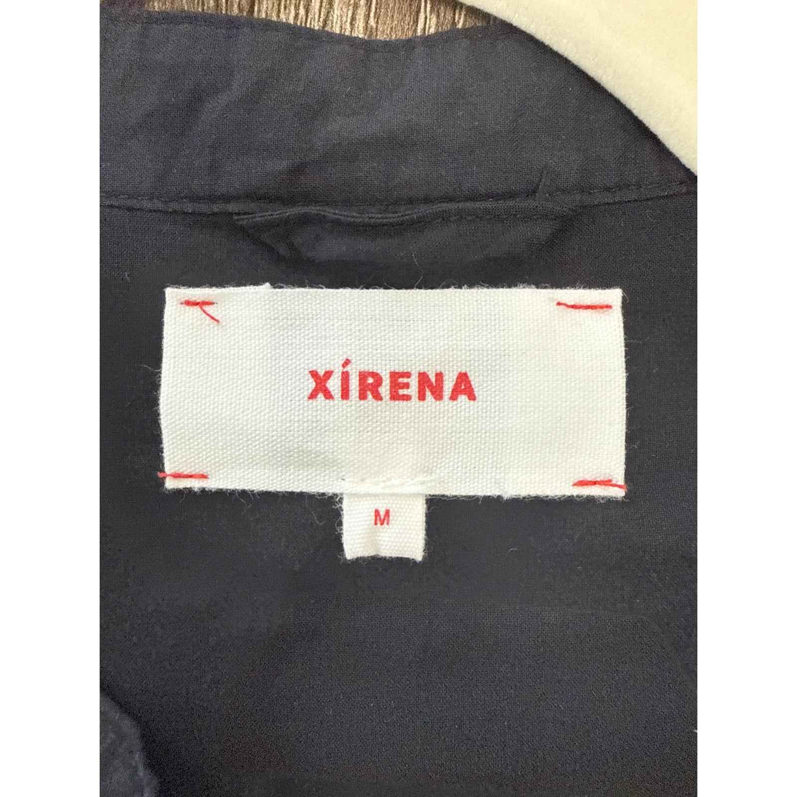 Xirena Black Cotton Shirt Dress Sz M