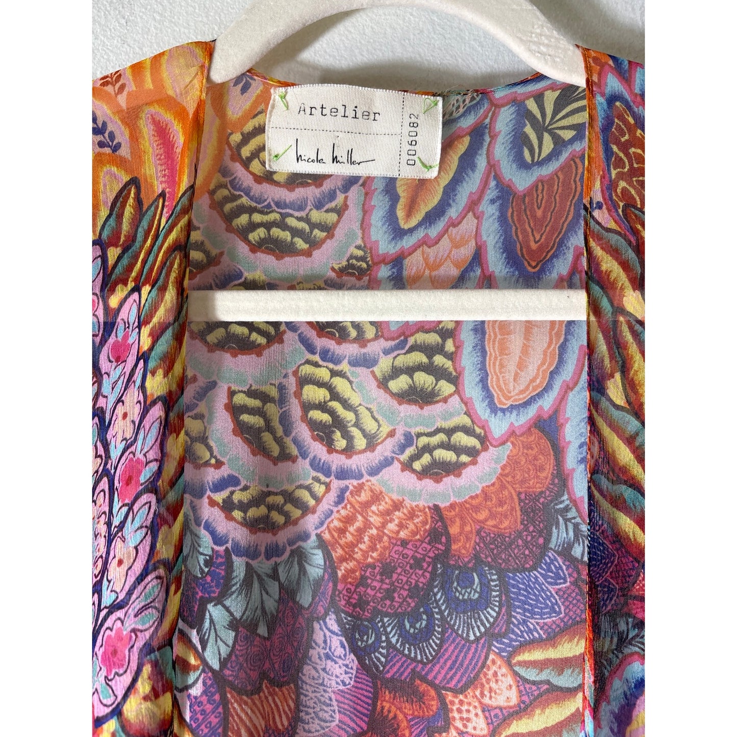 Nicole Millar Multicolor Poncho Style Scarf