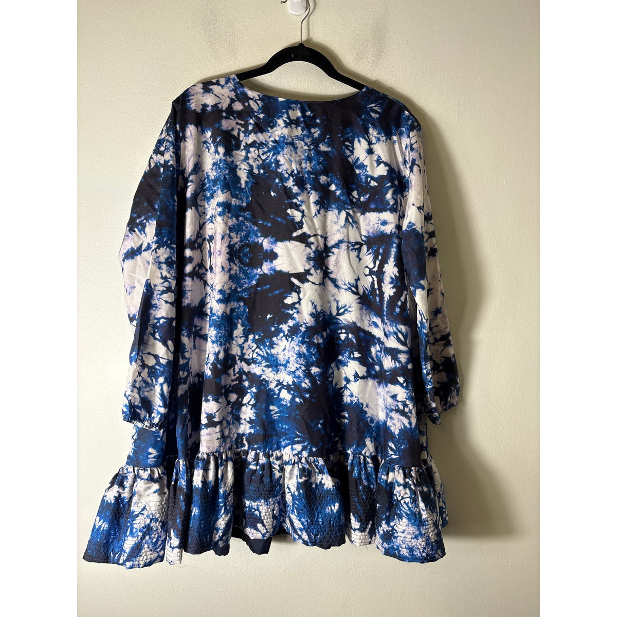 Cynthia Rowley Blue Tie Dye Mini Dress Sz 2