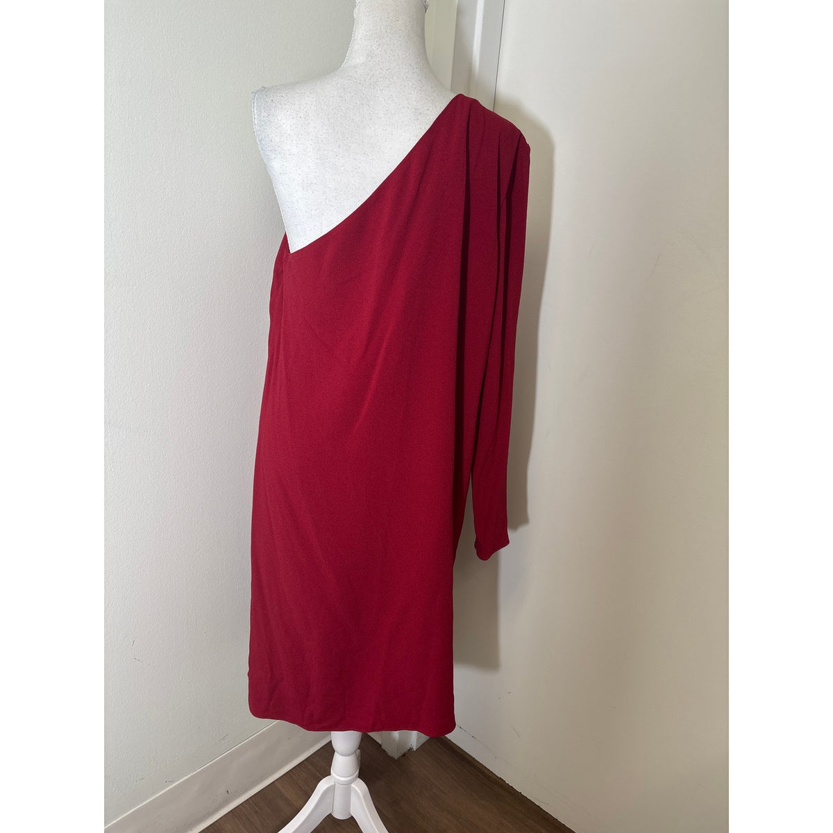 NWT Theory Crimson Red Rosina Crepe Dress Sz 12