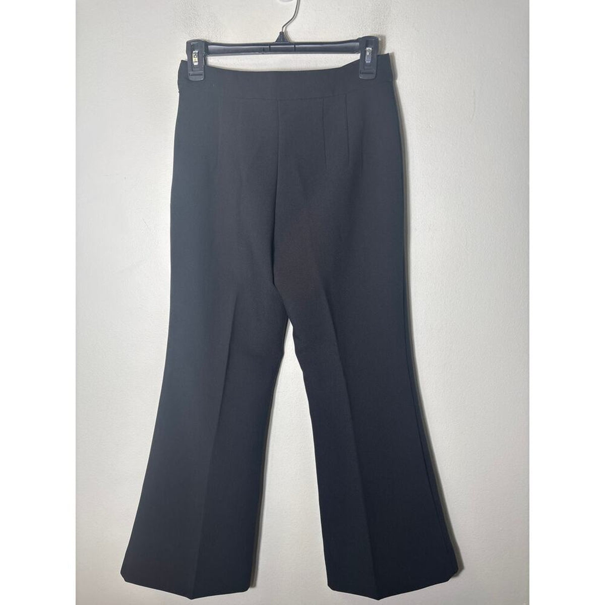 Ann Taylor Black Ankle Pants Side Zip Sz 0P