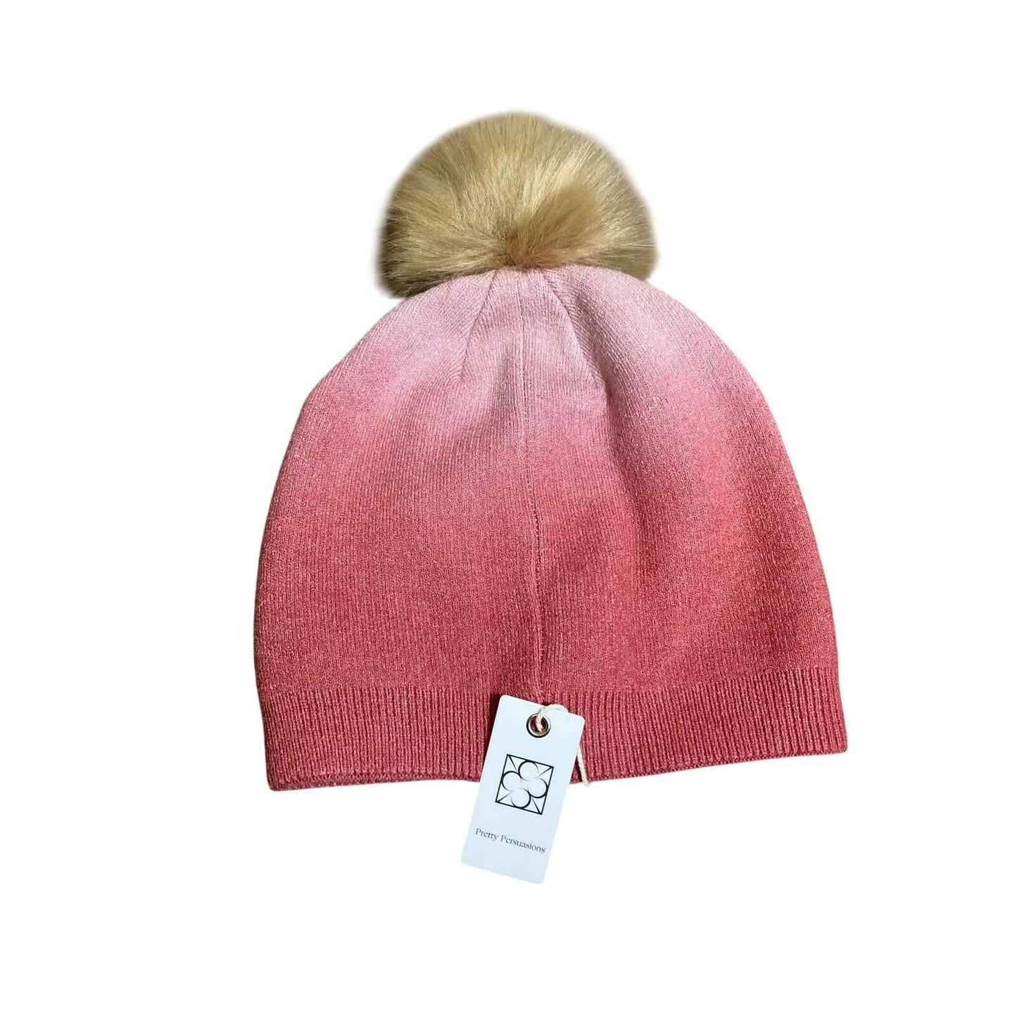 NWT Pretty Persuasions Pink Touchscreen Glove and Hat Set