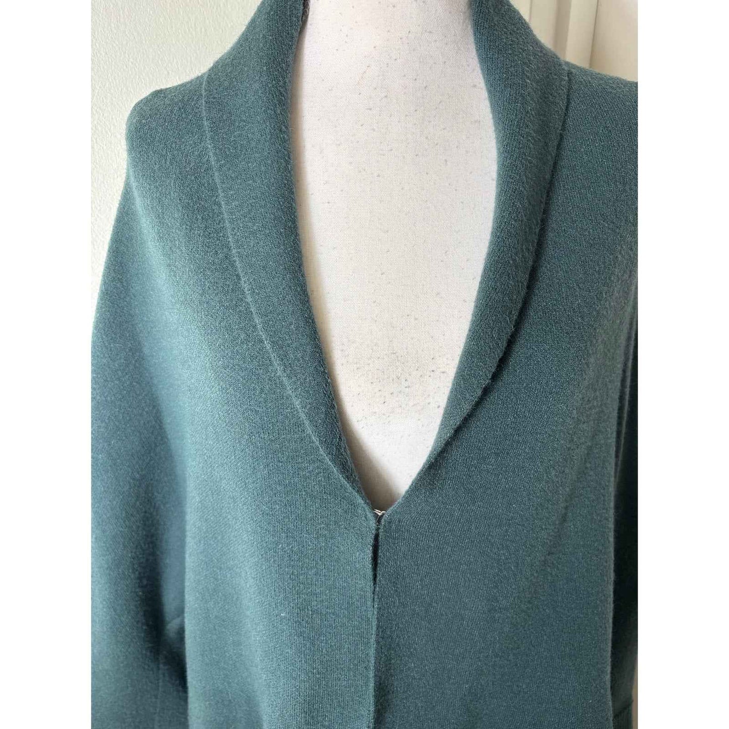 Love Token Green Open Front Cardigan Sweater Sz M/L