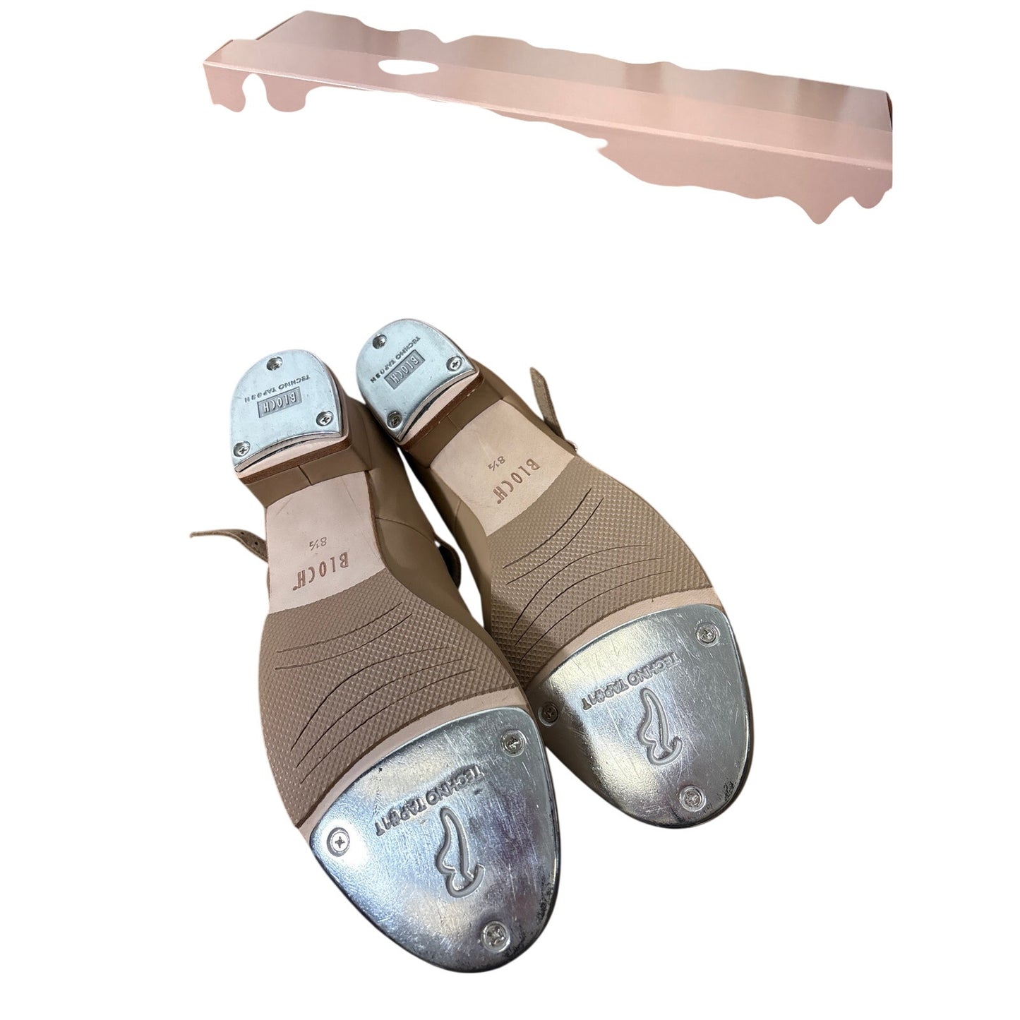 NIB Bloch Nude Tap Shoes Sz 8.5