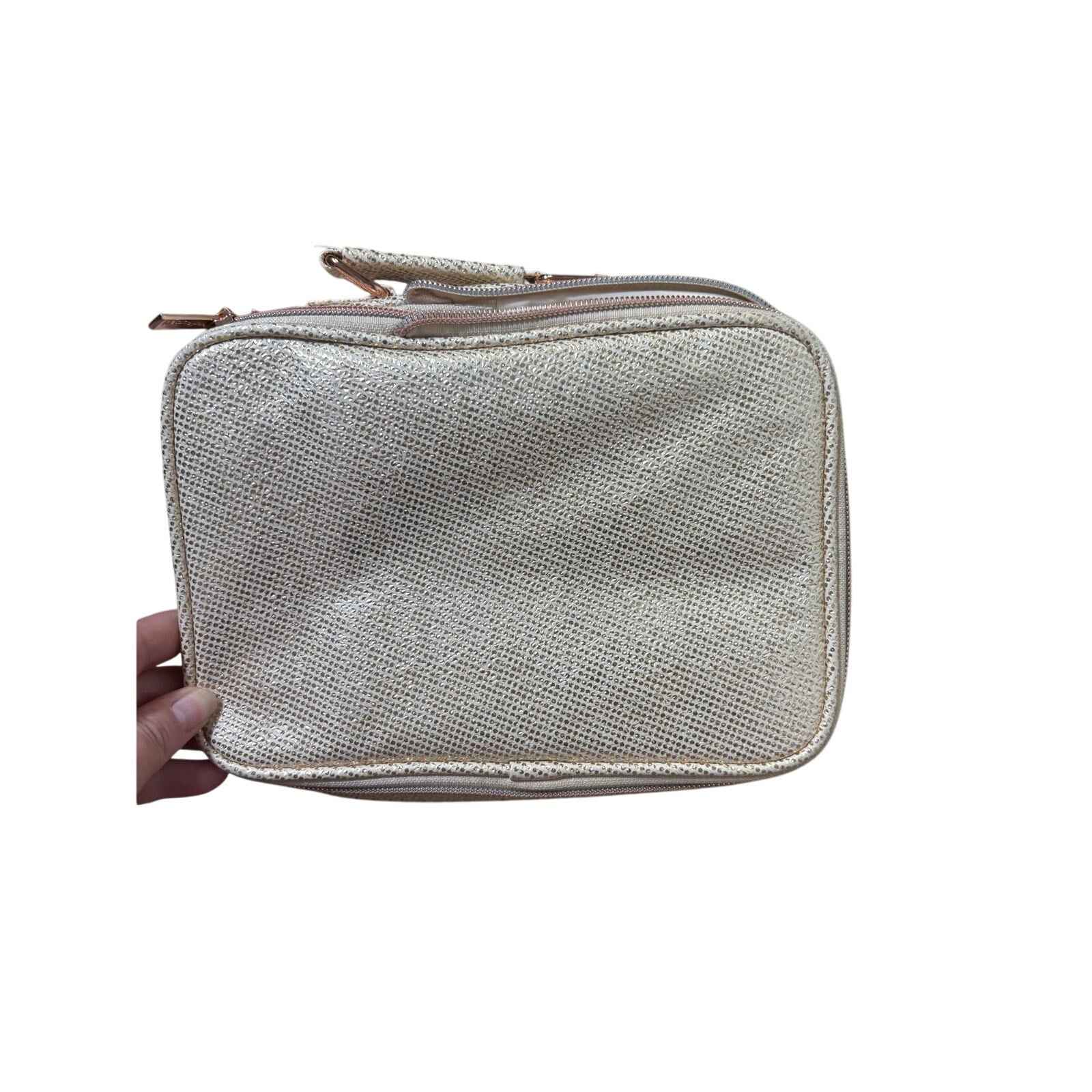 Pursen Gold Speckle Trinity Jewelry Case