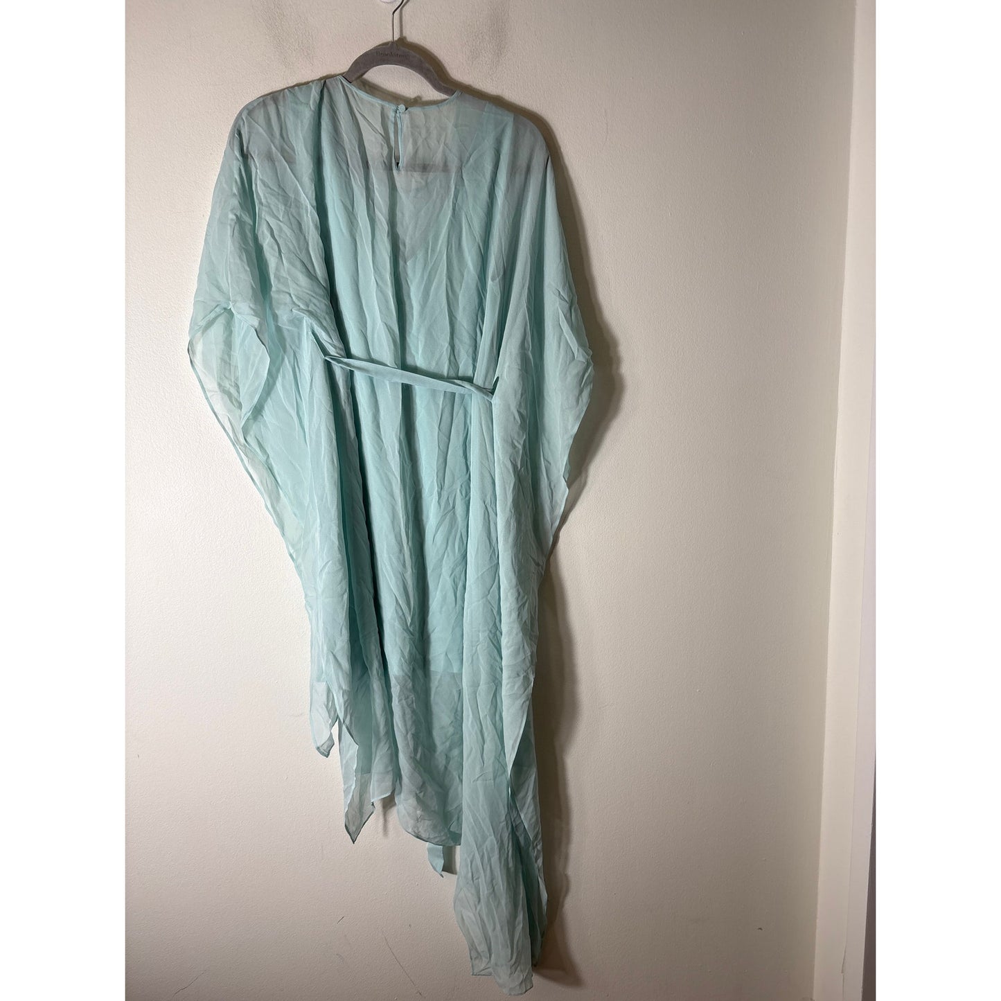 BCBG Mint Green Layered Dress with Hi Low Hem Sz M