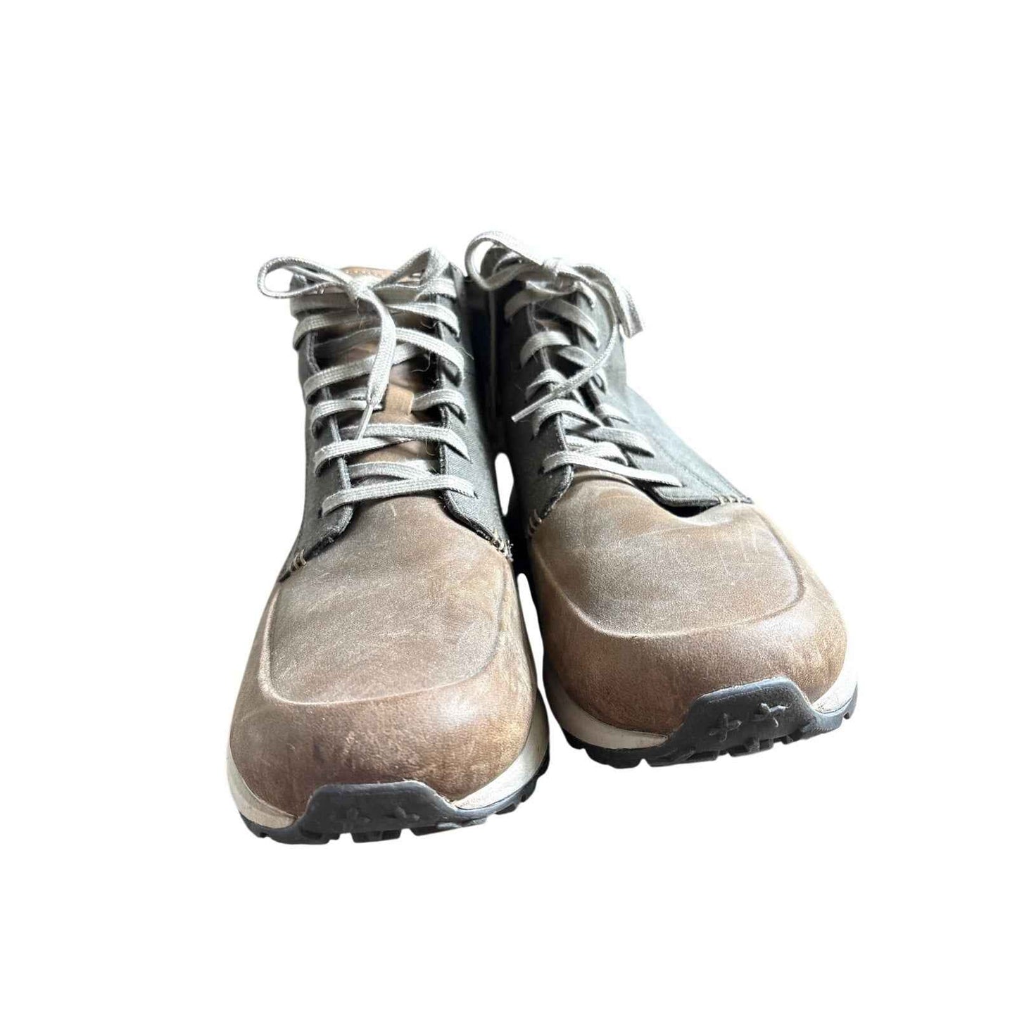 Mens Merrell Brown Leather and Canvas Hybrid Everyday Boot Sz 11