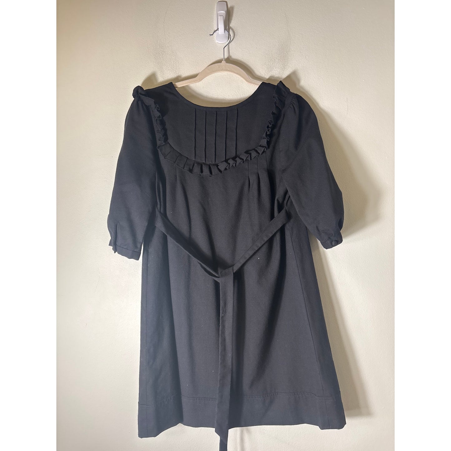 Juicy Courture Black Half Sleeve Mini Dress Sz 8