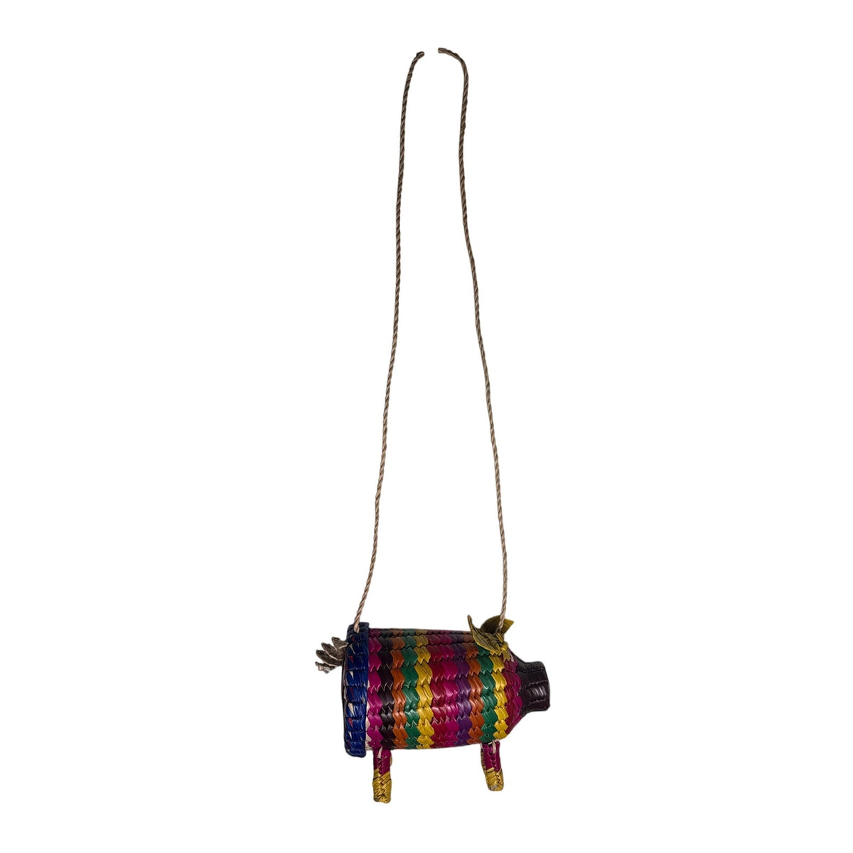 Cochinito Bag Multi Color Handmade Strap Bag