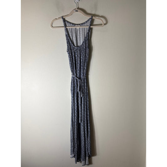 Soft Navy And White Maxi Dress Sz S