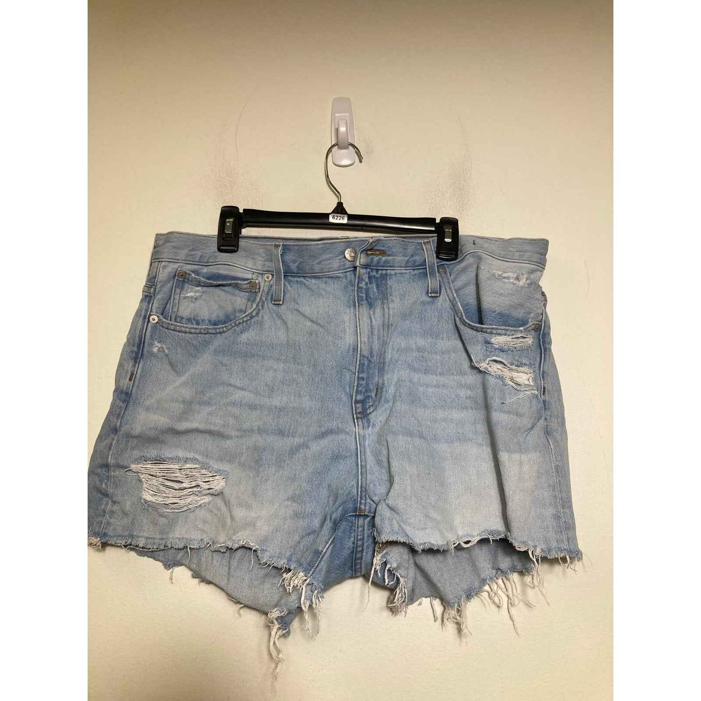 Madewell Blue Relaxed Denim Shorts Sz 33