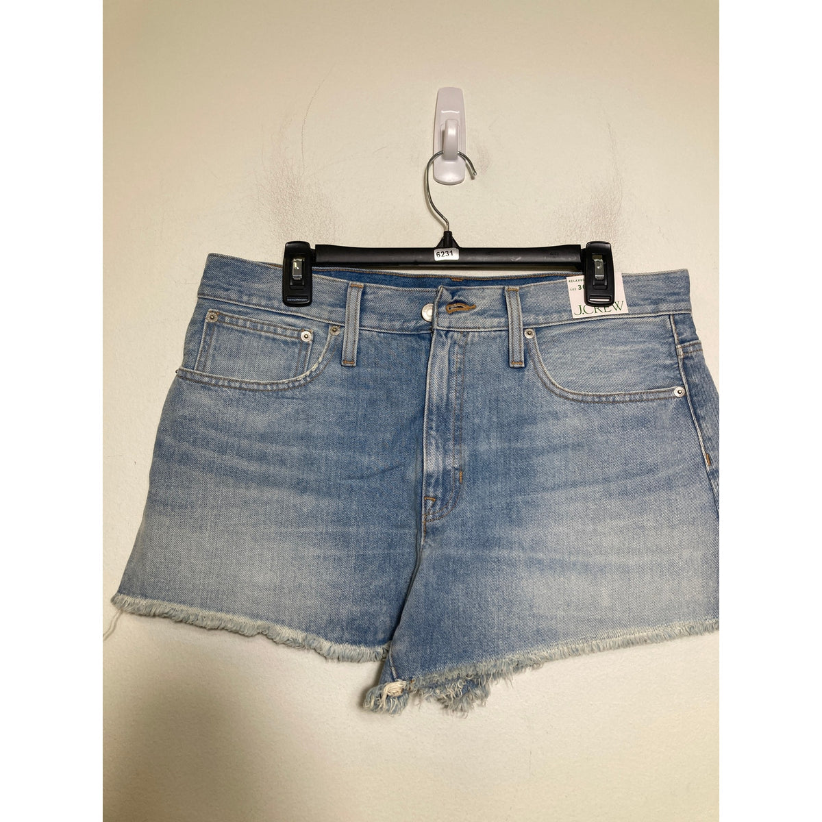 NWT J. Crew Light Blue Denim Jean Shorts Sz 30
