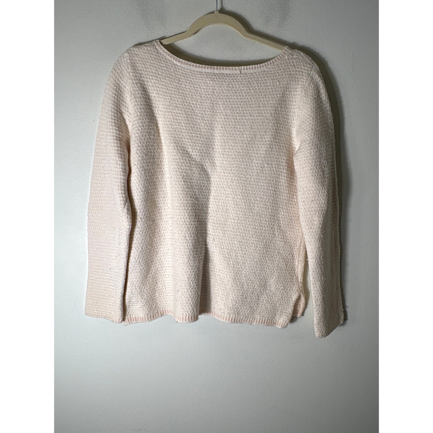 J.Crew Cream Knit Pullover Sweater Sz L