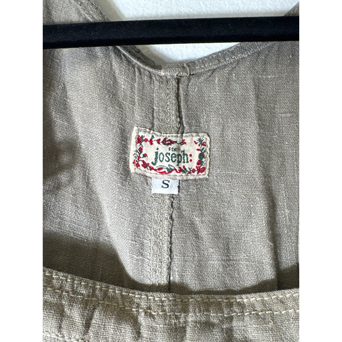 For Joseph Tan Linen Overalls Sz S