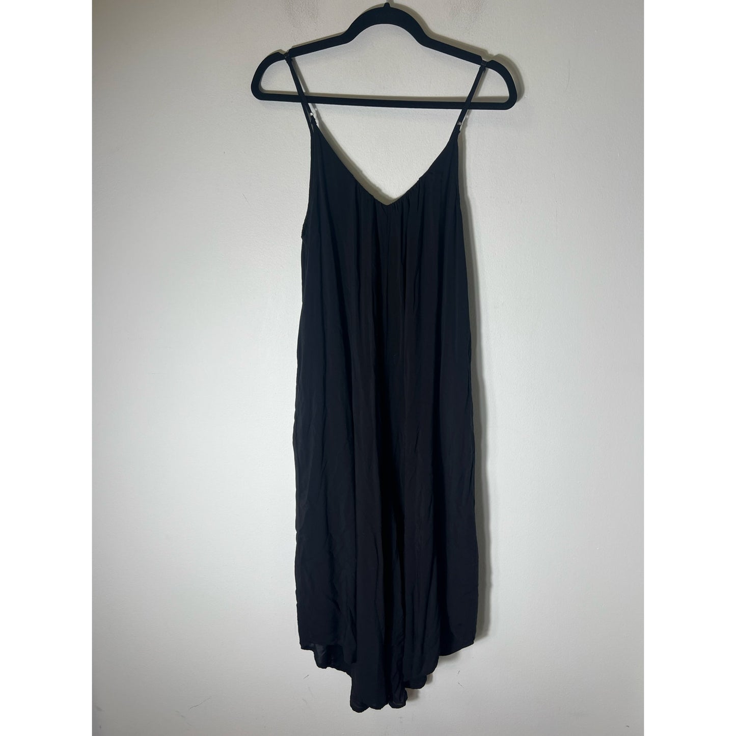 Silence and Noise Black Sleeveless Baggy Wide Leg Jumper Sz M