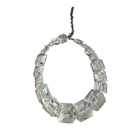 Lafayette 148 Clear Acrylic Necklace Length is 21"