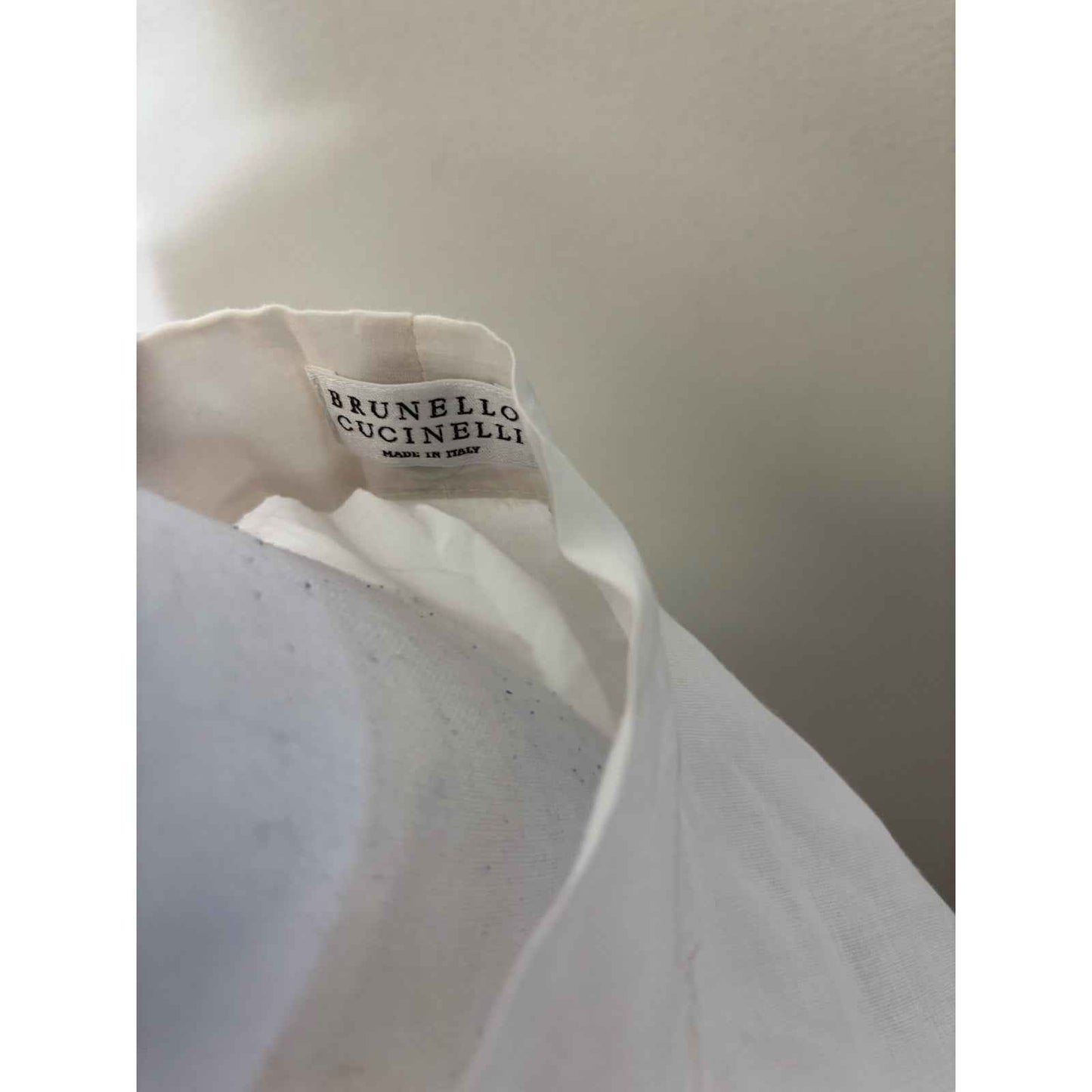 Brunello Cucinelli Off White Sleeveless Wrap Top Sz XS