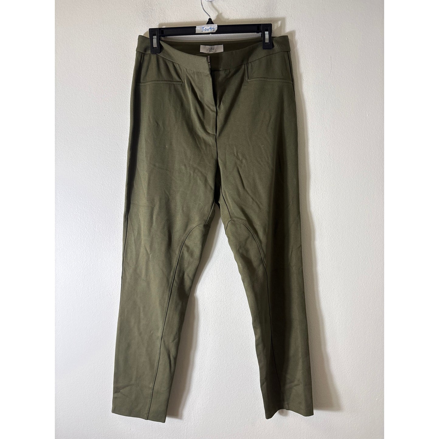 NWT Pearl by Lela Rose Olive Ponte Stephanie Pant Sz 12