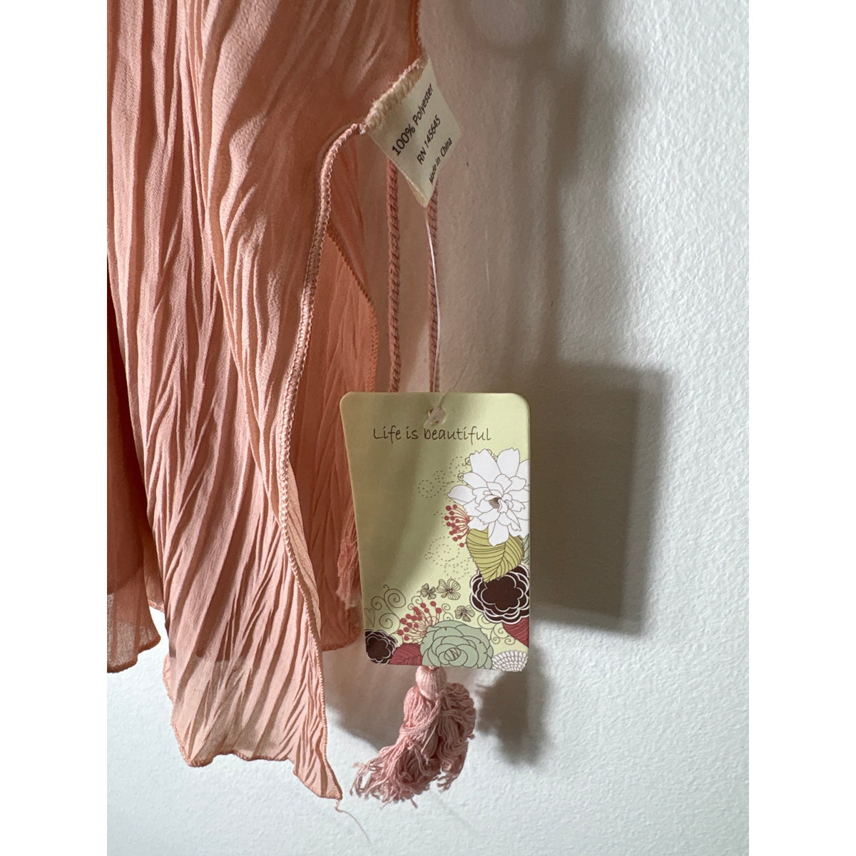 NWT Life is Beautiful shirt OS