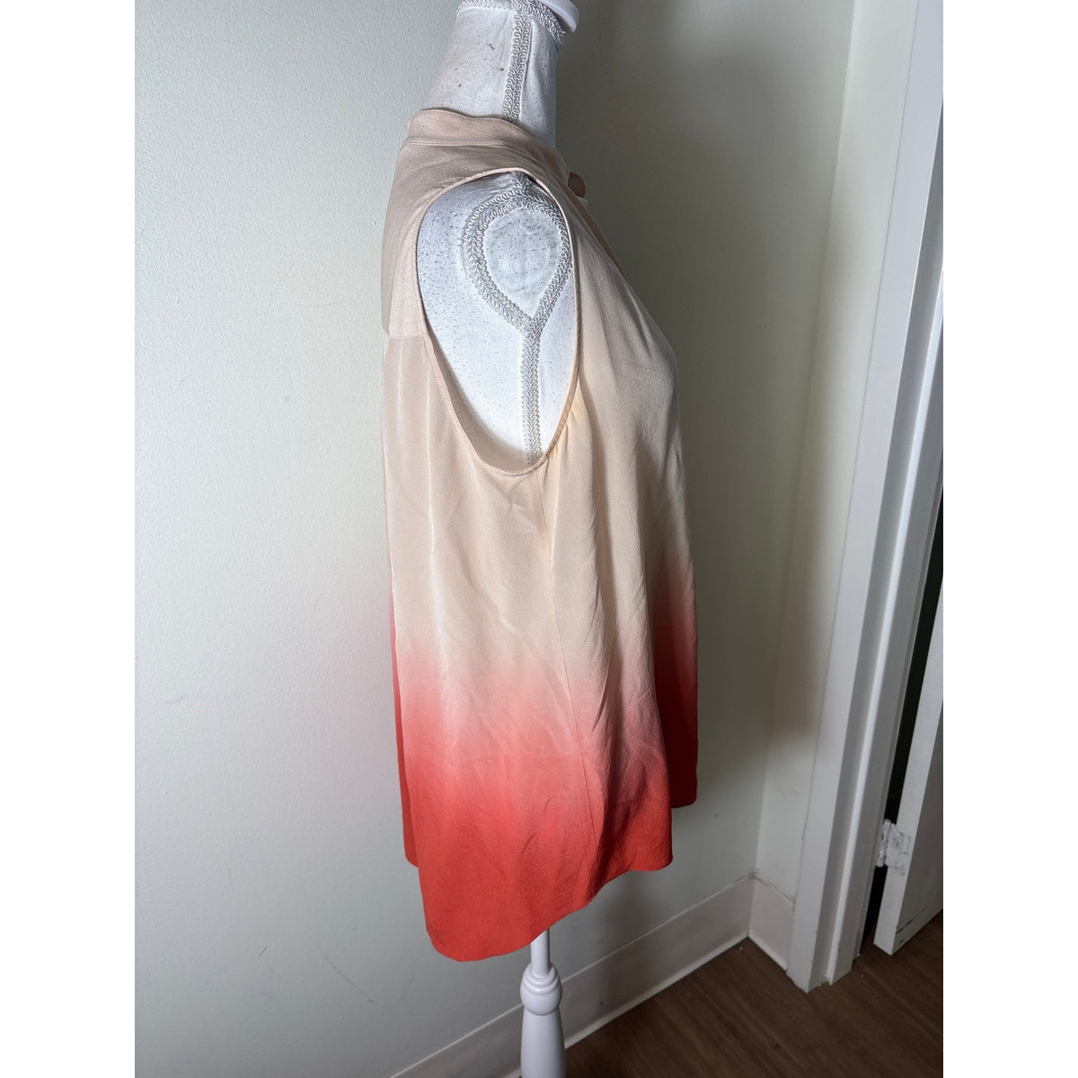 Rebecca Taylor Pink Ombre Sleeveless Blouse Sz 6