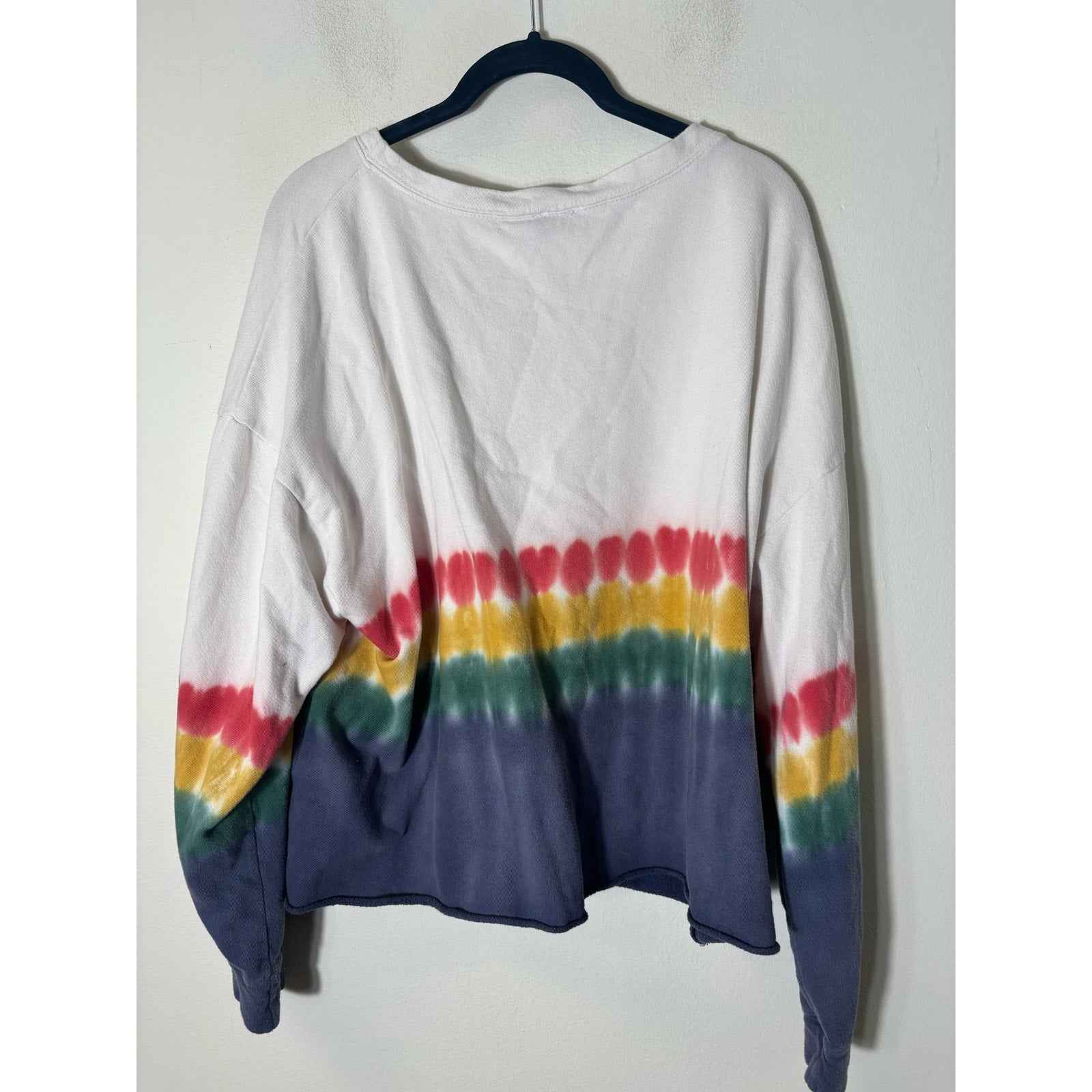 Blank Paige Multicolor Tie Dye Long Sleeve Sweatshirt Sz M