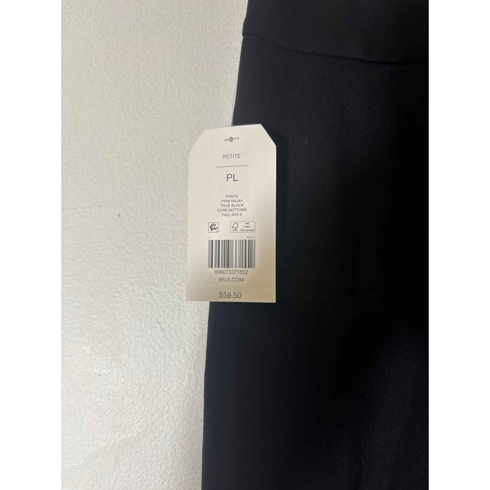 NWT Wonderly Black Slacks Sz PL