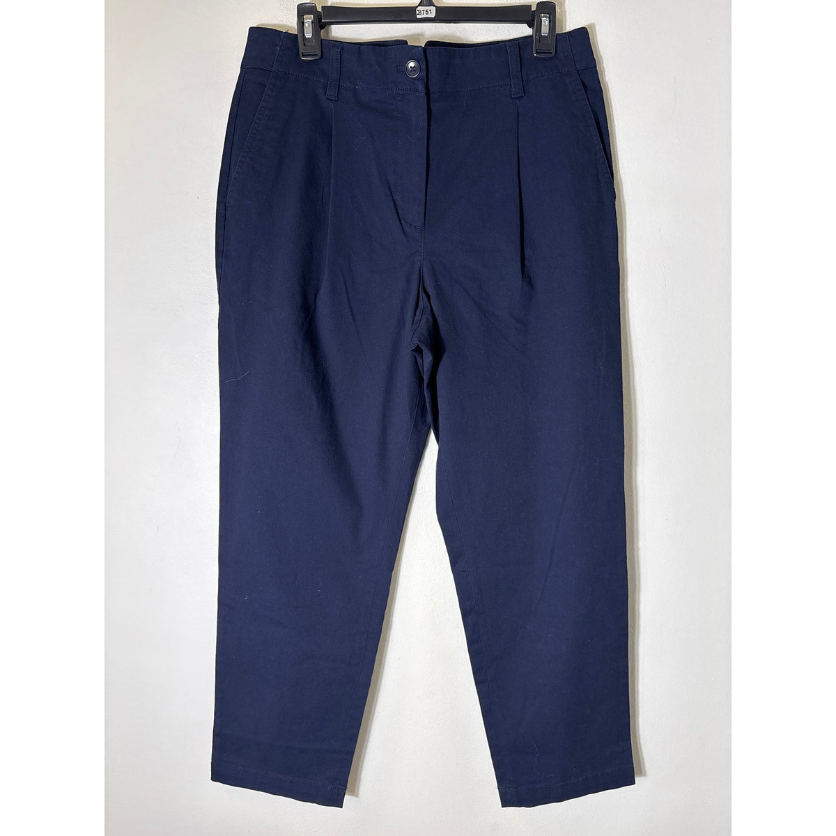 Talbots Navy Pleated Front Pant Sz 10