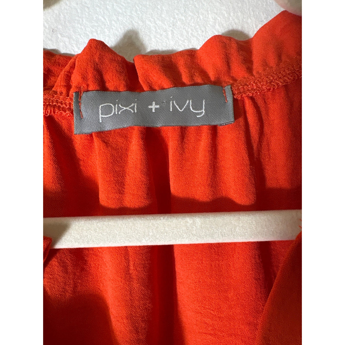 Pixi + Ivy Orange Shift Dress Sz L