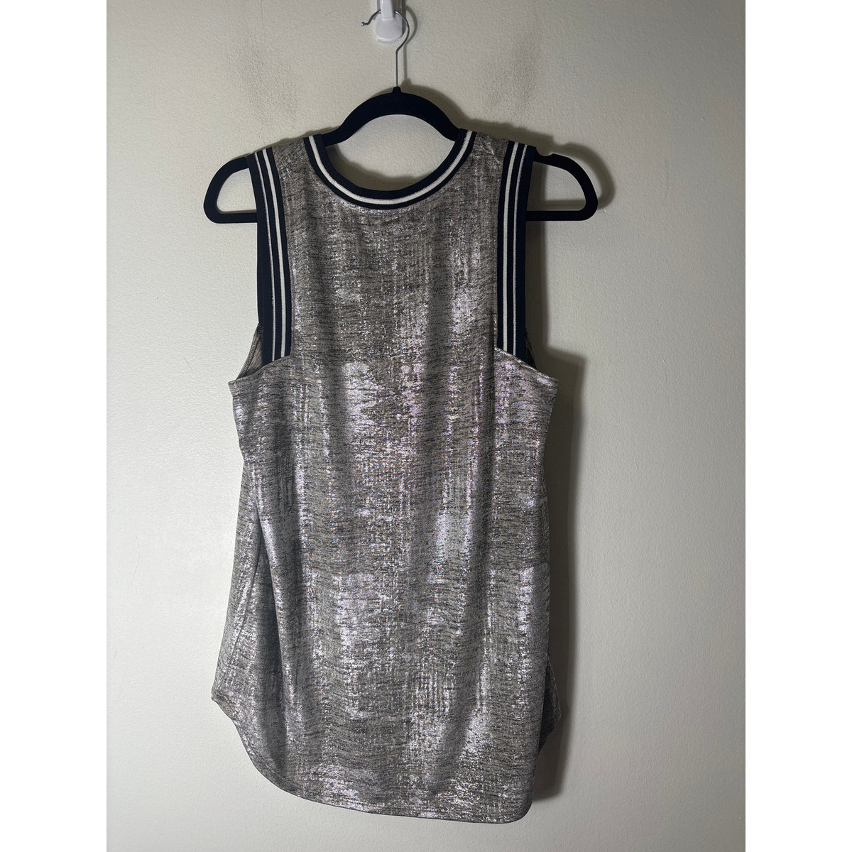 Trouve Metallic Sleevless Tank Sz M