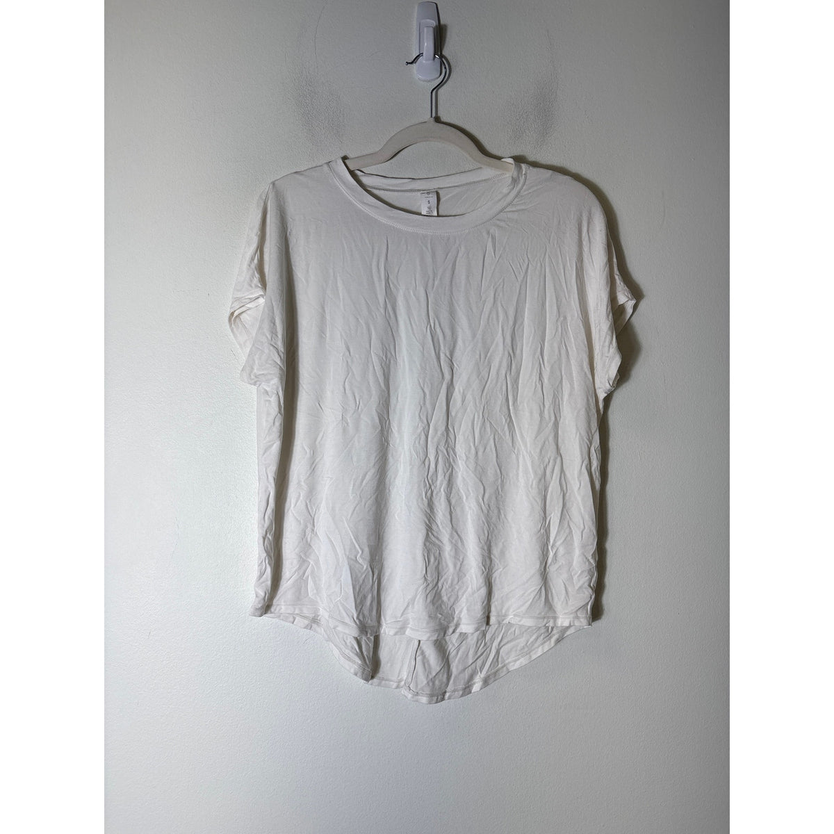 Bubblelime white short sleeve shirt Sz S