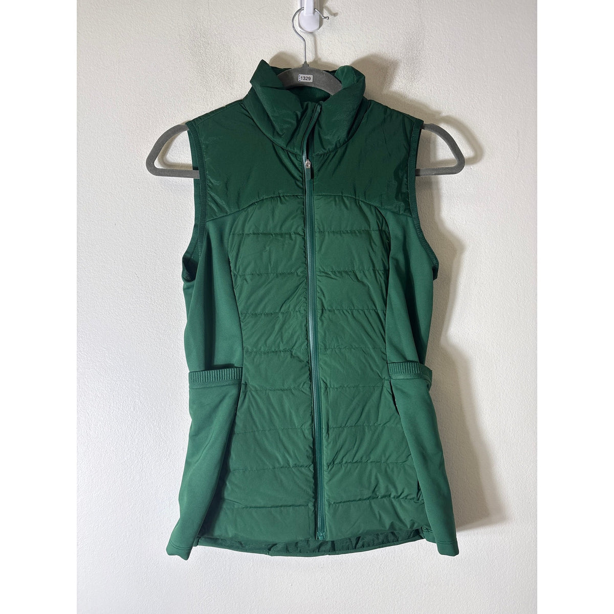 Lululemon Green Puffy Athletic Vest Sz $