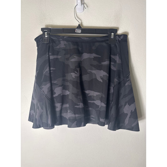 Athleta Black Camo Athletic "Match Point Skort" Sz S