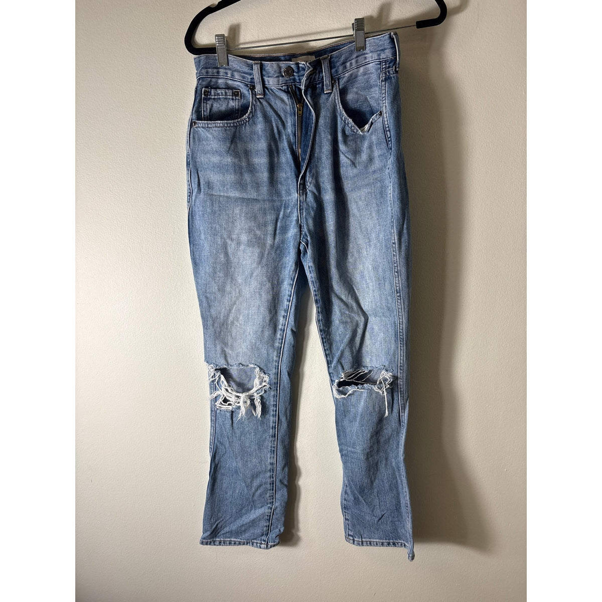 Pistola High Waist Slouchy Hole Denim Sz 27