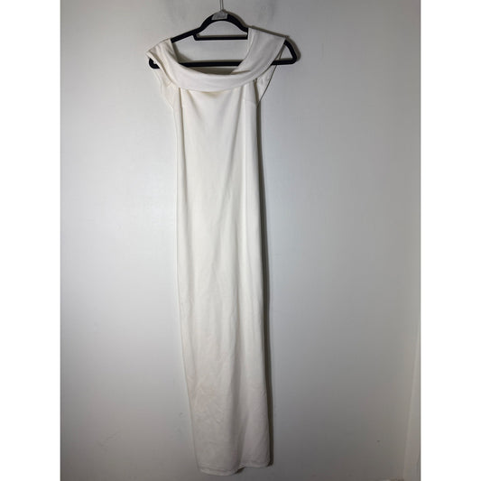 NWT Lovers and Friends Antique White Sleeveless Column Gown Sz XXS