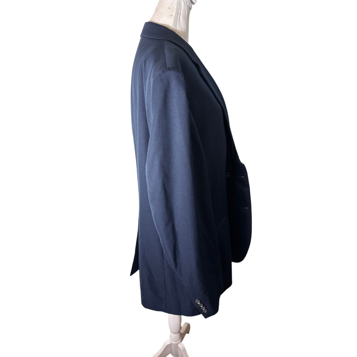 Mens Saddlebred Navy Performance Blazer Sz 46L