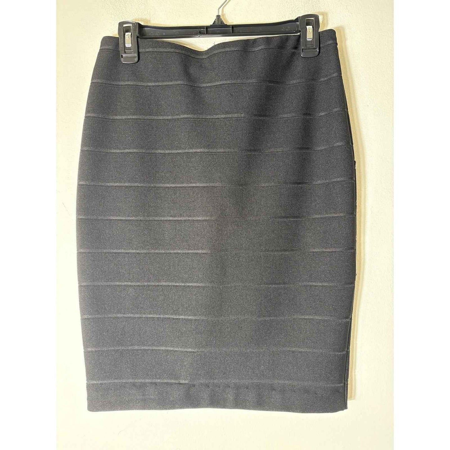 Haute Monde Black Fitted Pencil Skirt Sz M