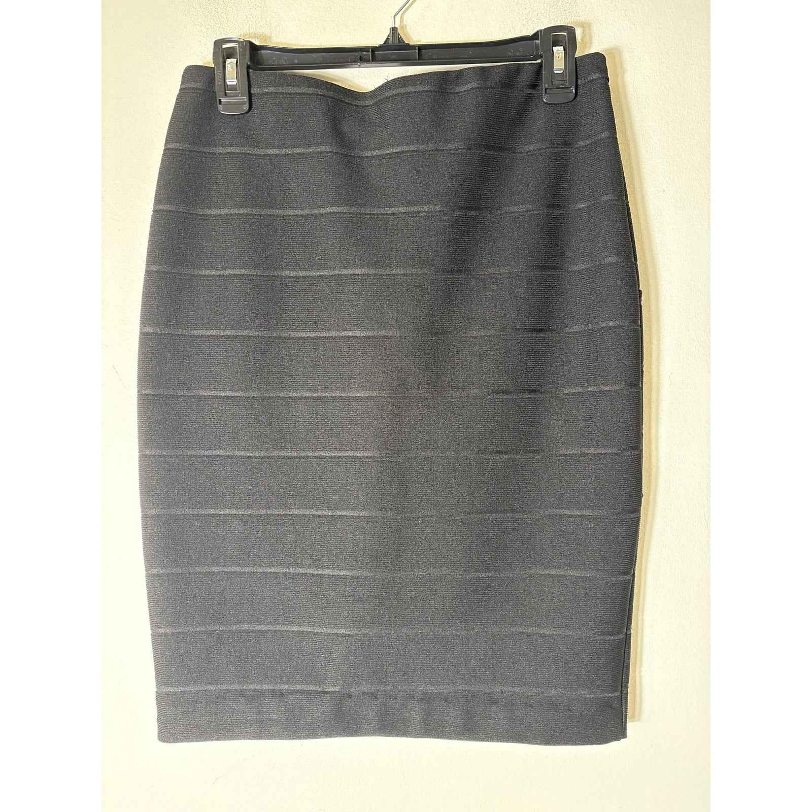 Haute Monde Black Fitted Pencil Skirt Sz M