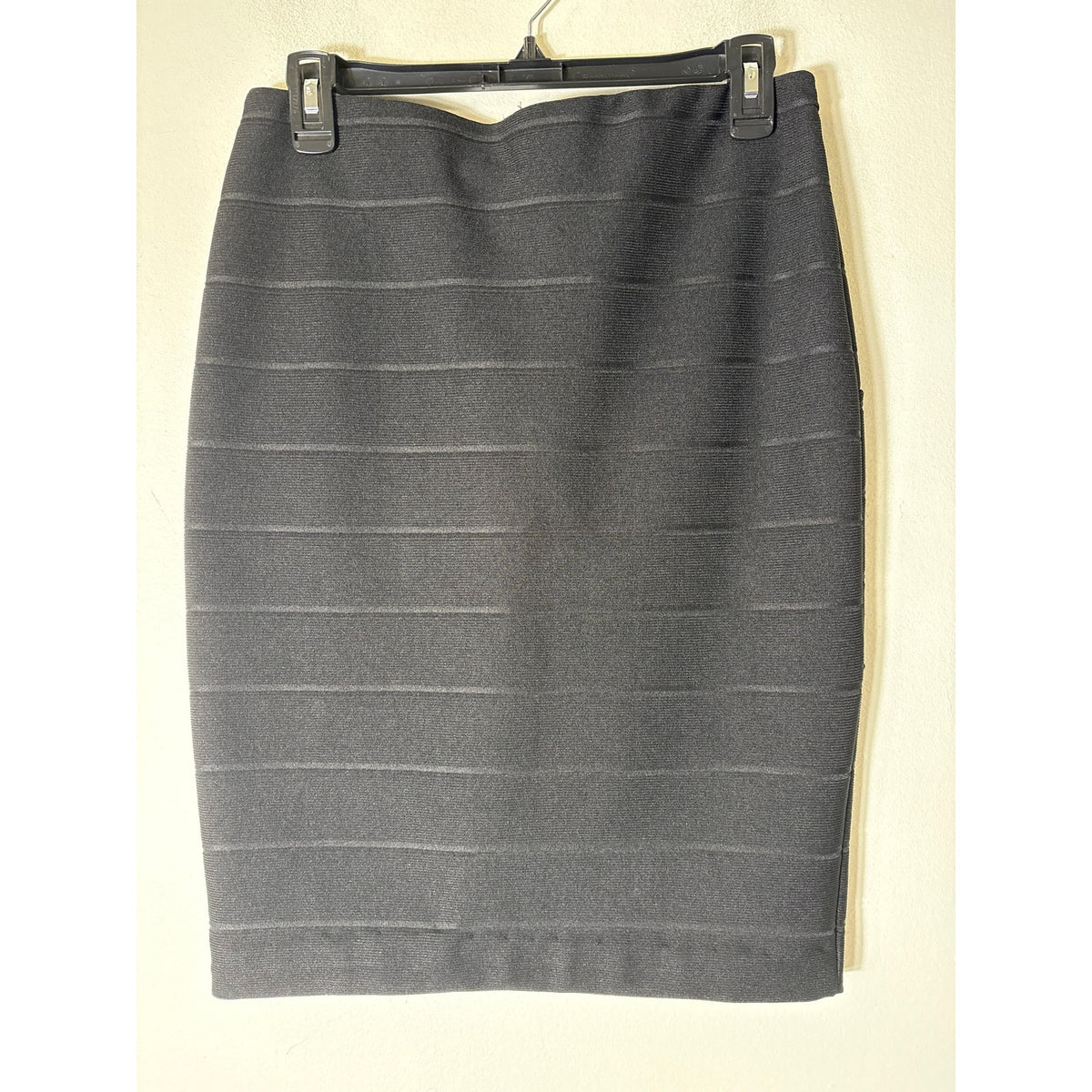 Haute Monde Black Fitted Pencil Skirt Sz M